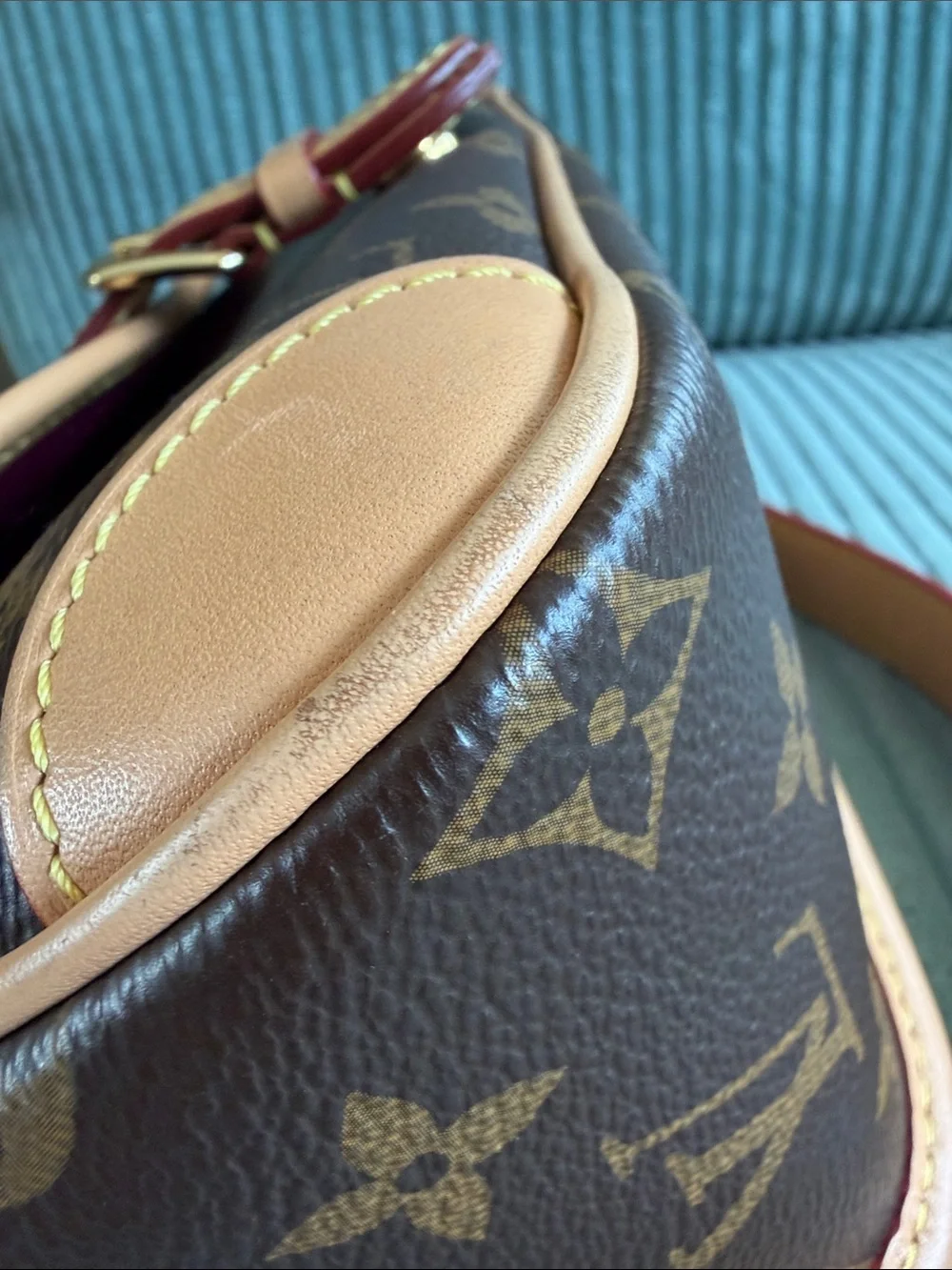 Louis Vuitton Monogram Diane Satchel Reversible Jacquard